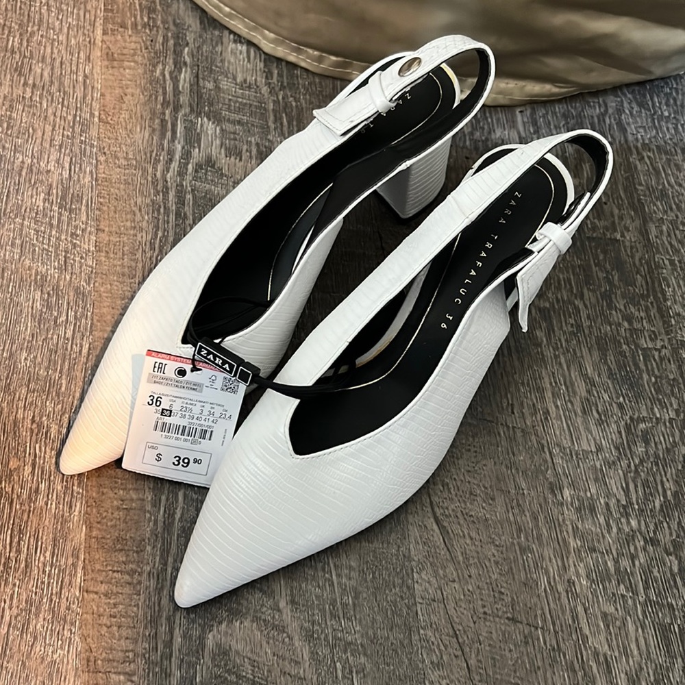 Zara | White Heels